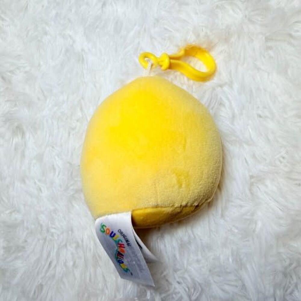 Squishmallows Chick Clip NWOT Yellow Plush Keychain - Picture 5 of 7